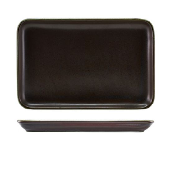 Picture of Terra Porcelain Grey Low Presentation Plate 25cm (6)