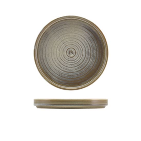 Picture of Terra Porcelain Matt Grey Low Presentation Plate 18cm (6)