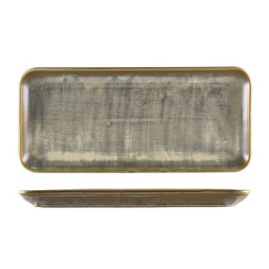 Picture of Terra Porcelain Rustic Copper Low Presentation Plate 18cm (6)