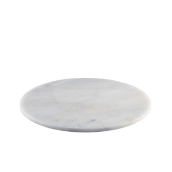 Picture of White Marble Platter 33cm Dia