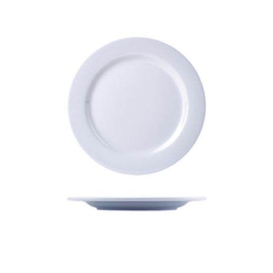 Picture of Genware 7 Melamine Plate White (12)