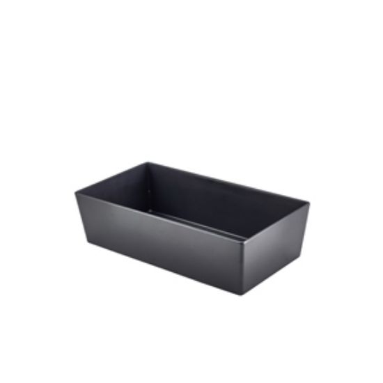 Picture of Genware Matt Black Melamine Buffet Box GN1/3