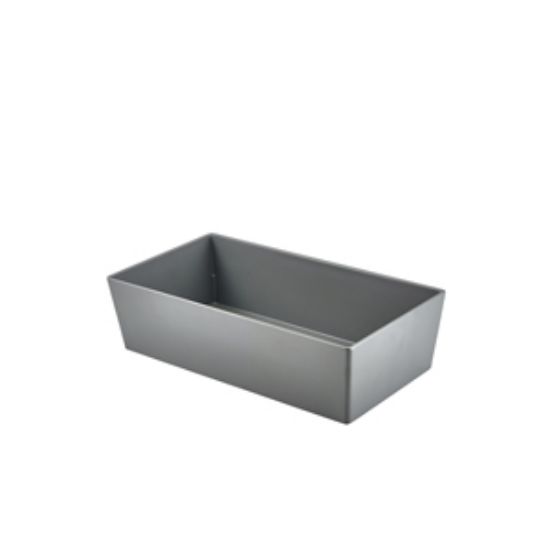 Picture of Genware Matt Grey Melamine Buffet Box GN1/3