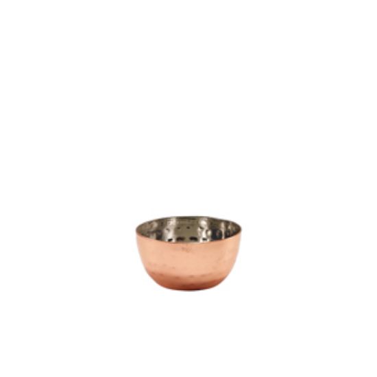 Picture of Genware Copper Plated Mini Hammered Bowl 114ml/4oz (24)