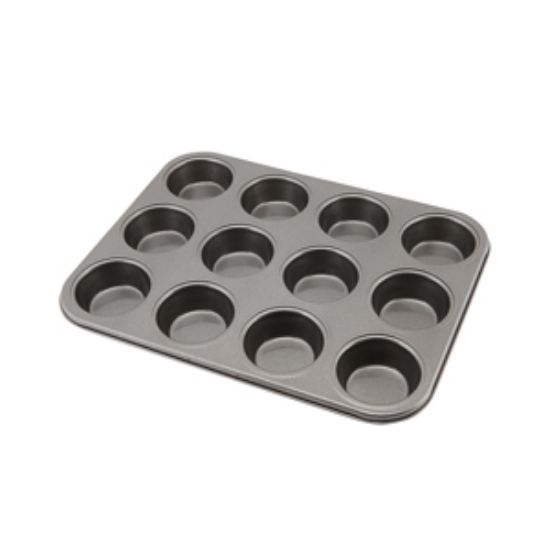 Picture of Carbon Steel Non-Stick 12 Cup Muffin Tray