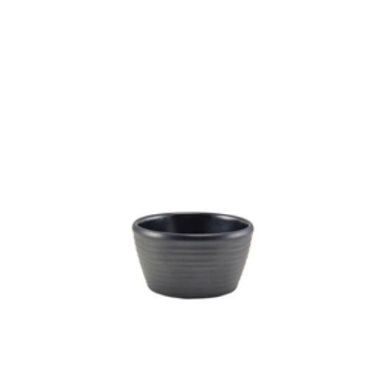 Picture of Terra Porcelain Black Rectangular Platter 30 X 20cm (3)