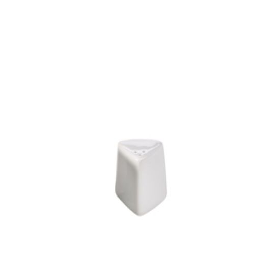 Picture of Genware Porcelain Triangular Pepper Pot 6cm/2.5 (6)