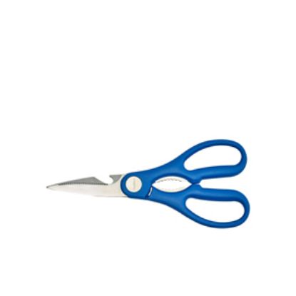 Picture of Stainless Steel Kitchen Scissors 8"" Blue