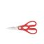 Picture of Stainless Steel Kitchen Scissors 8"" Red
