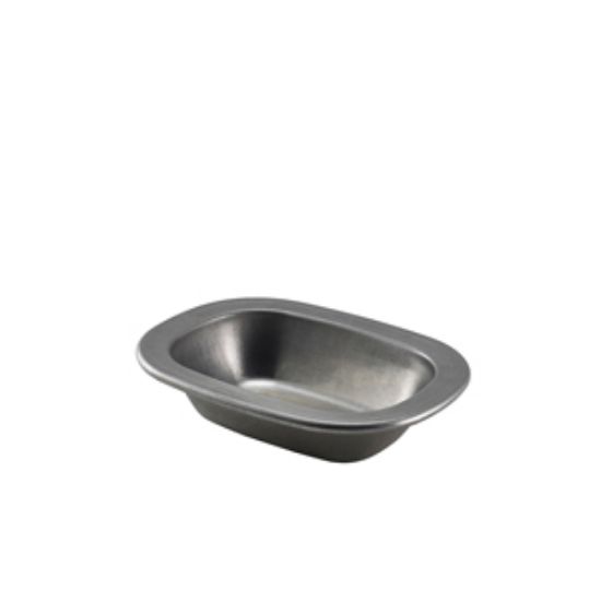 Picture of Genware Vintage Steel Pie Dish 16cm (12)
