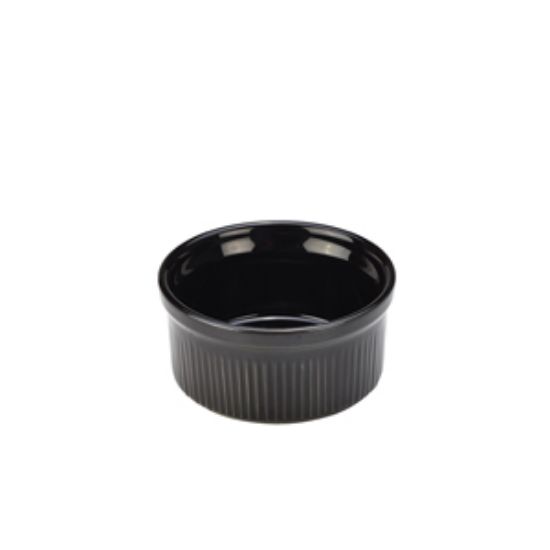 Picture of Genware Stoneware Black Ramekin 8cm/3 (12)
