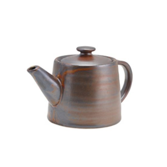Picture of Terra Porcelain Rustic Copper Teapot 50cl/17.6oz (6)