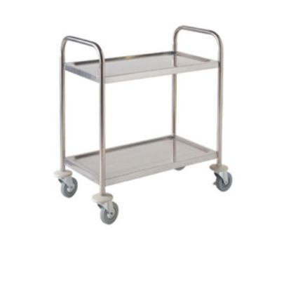 Picture of S/St. Trolley 85.5l X 53.5w X 93.3h-2 Shelves