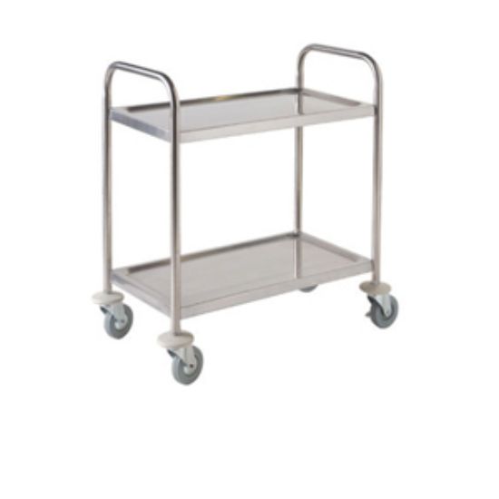 Picture of S/St. Trolley 85.5l X 53.5w X 93.3h-2 Shelves