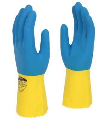 Picture of Duo-Mix Glove 9.5" Lrg Blue / Yellow