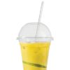 Picture of Pla Dome Lid With Straw Hole 96mm 96 Series (Pack Of 50)
