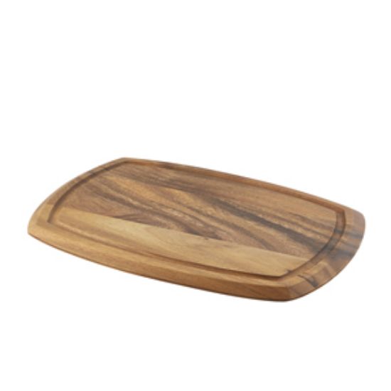 Picture of Genware Acacia Wood Serving Board 36 X 25.5 X 2cm