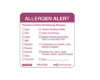 Picture of Allergen Food Label 2" Removeable (500)