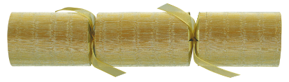 Picture of 2025 Wide Luxury Gold Shimmer 12" Christmas Cracker Recyclable (Case Of 50)