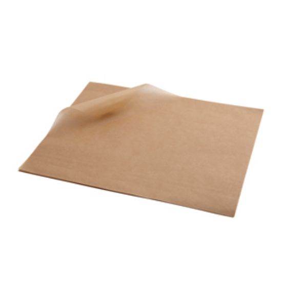 Picture of Greaseproof Paper Brown 25 X 20cm  (1000)