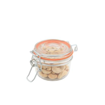 Picture of Genware Glass Terrine Jar 125ml 8.1 X 6.5cm (12)