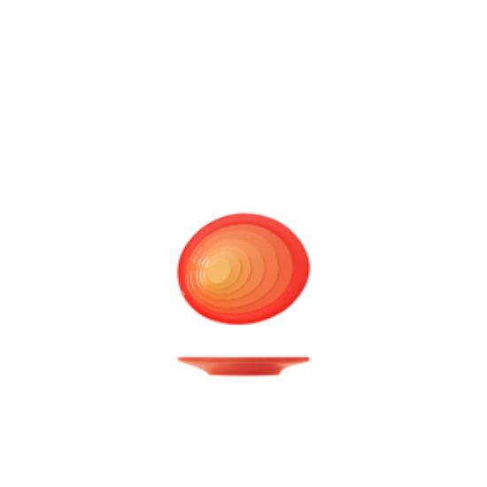 Picture of Sunset Orange Atlantis Melamine Oval Plate 12 X 9.5cm (12)