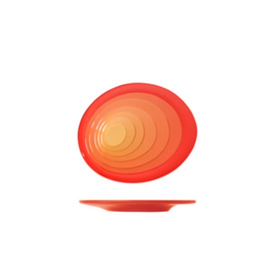 Picture of Sunset Orange Atlantis Melamine Oval Plate 22 X 17.5cm (6)