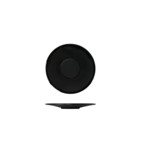 Picture of Midnight Black Boston Melamine Plate 17.5cm (20)