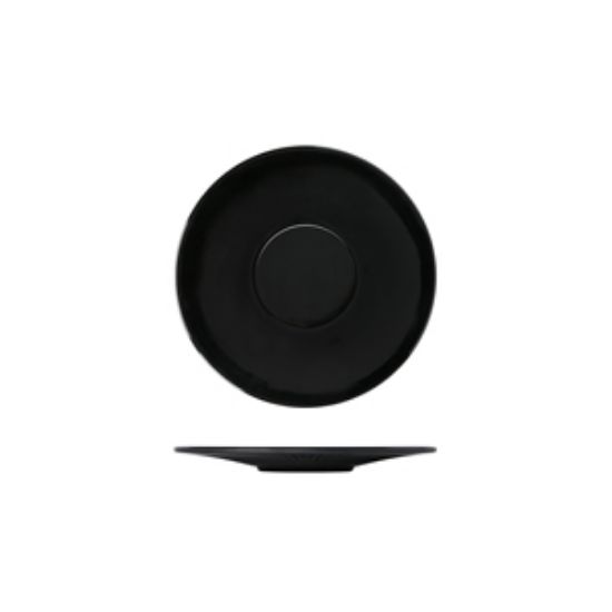Picture of Midnight Black Boston Melamine Plate 23cm (10)