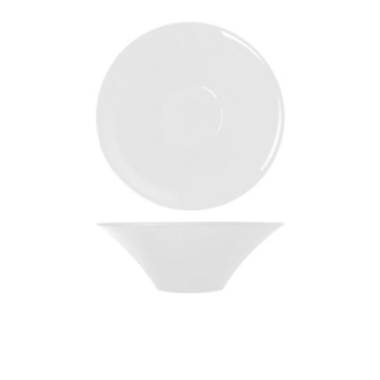 Picture of Opulence White Boston Melamine Bowl 25.5 X 9cm (6)