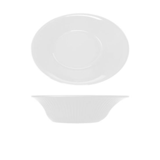Picture of Opulence White Boston Melamine Oval Bowl 30.5 X 22.5 X 8cm (8)