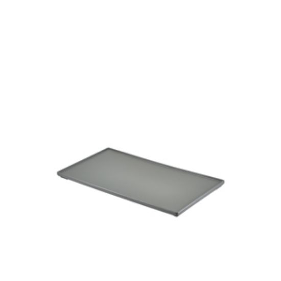 Picture of Genware Matt Grey Melamine Buffet Box Lid GN1/3