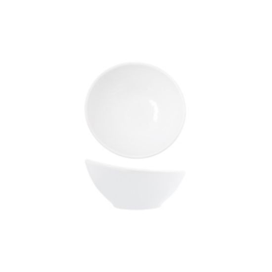 Picture of White Osaka Melamine Curved Bowl 14.4 X 14.1 X 7cm (12)