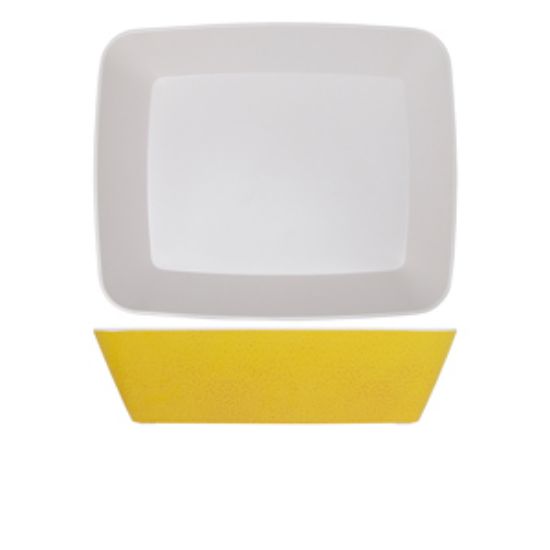 Picture of Lemon Yellow Seville Melamine GN1/2 Deep Dish 32.5 X 26.5 X 8cm