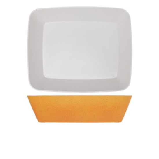 Picture of Orange Seville Melamine GN1/2 Deep Dish 32.5 X 26.5 X 8cm