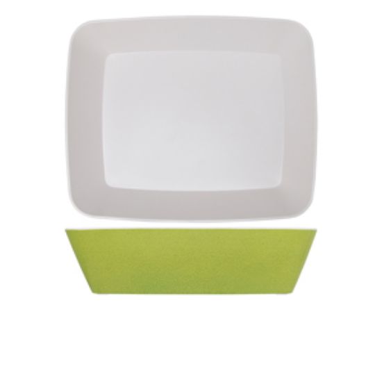 Picture of Lime Green Seville Melamine GN1/2 Deep Dish 32.5 X 26.5 X 8cm