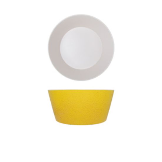 Picture of Lemon Yellow Seville Melamine Bowl 22 X 10cm
