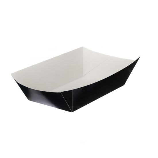 Picture of Black Folded Board Tray Large 57x97x170 (Case Of 500)