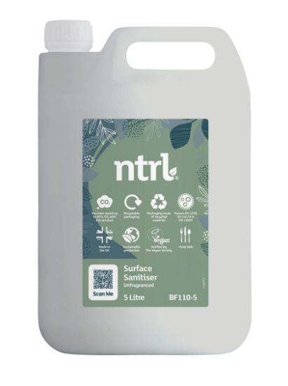 Picture of Jangro Ntrl Unfragranced Surface Sanitiser 5ltr