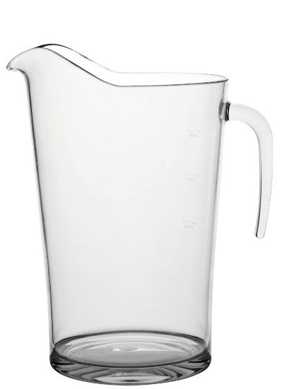 Picture of Case Of 6 Re-Usable San 4 Pint Jug LCA 2, 3 & 4 Pint