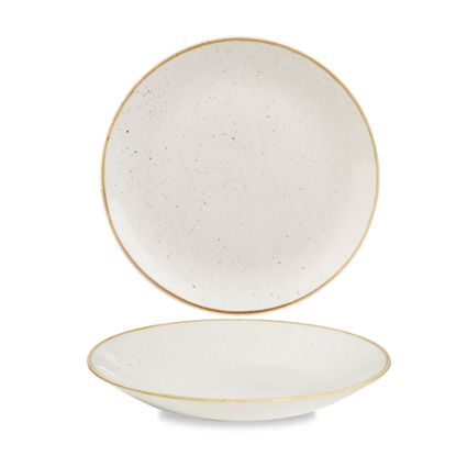 Picture of Churchill Stonecast Deep Coupe Plate Barley White 25.5cm (Case Of 12)