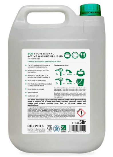 Picture of Delphis Eco Washing Up Liquid 5l (Case Of 2)