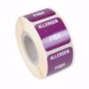 Picture of Fish Square Food Allergen Label 1" (Case Of 500)