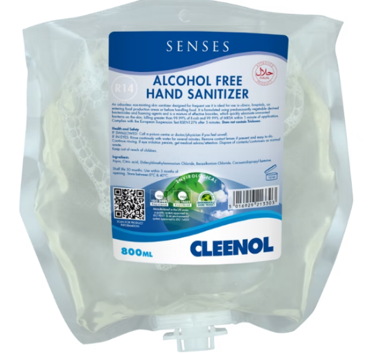 Picture of Cleenol Alcohol Free Hand Sanitizer 800ml (Case of 3)