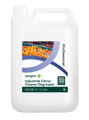 Picture of Jangro Professional Industrial Citrus Cleaner Degreaser 5ltr