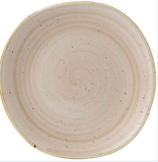 Picture of Churchill Stonecast Round Trace Plate 10 3/8" Nutmeg Cream (Case Of 12)