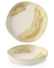 Picture of Churchill Organic Walled Tide Bowl Yellow 23cm  (Case Of 12)