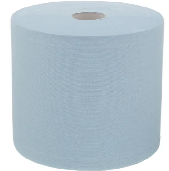 Picture of Wypall Food & Hygiene Wiping Paper L10 1ply Centrefeed 800 Sht Blue (Case of 6)