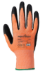 Picture of Nitrile Foam Glove Cut B13 Amber/Black Size 8/M