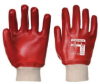 Picture of Pvc Knitwrist Glove Red Size 8/M